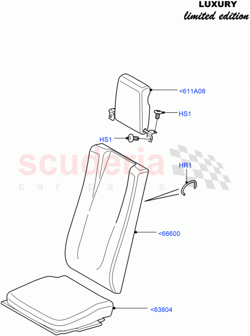 Part Diagram for Land Rover LR035718