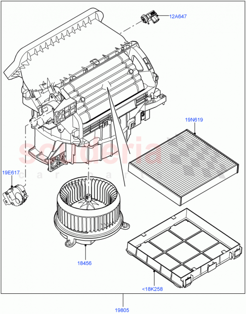 Part Diagram for Land Rover LR046945