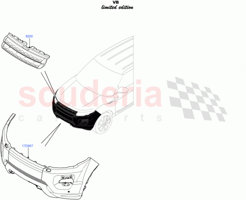 Part Diagram for Land Rover LR043642