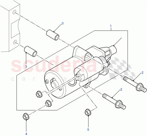 Part Diagram for Land Rover RYH500320