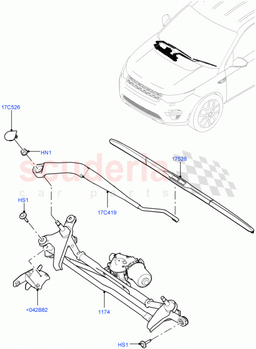 Part Diagram for Land Rover LR064422