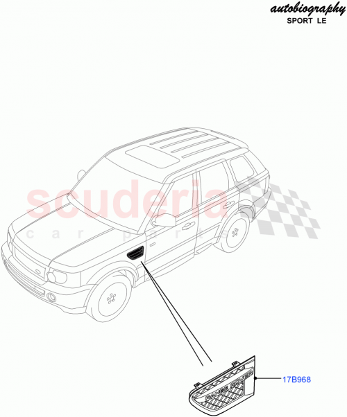 Part Diagram for Land Rover LR032402