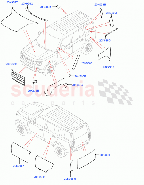 Part Diagram for Land Rover LR156247