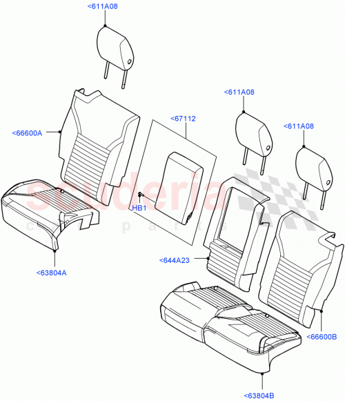 Part Diagram for Land Rover LR149640