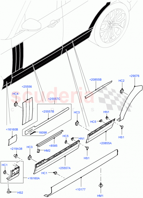 Part Diagram for Land Rover T2R31859