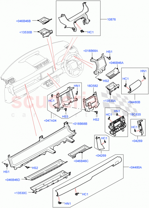 Part Diagram for Land Rover LR132468