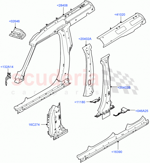 Part Diagram for Land Rover LR131431