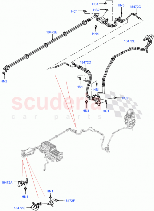 Part Diagram for Land Rover LR153539