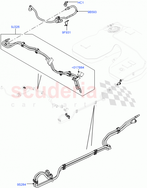 Part Diagram for Land Rover LR010806