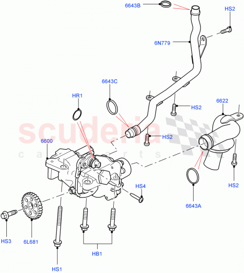 Part Diagram for Land Rover LR091565