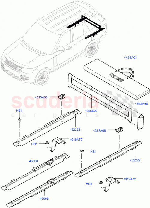 Part Diagram for Land Rover LR041623