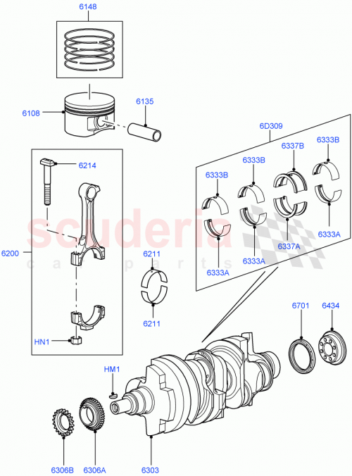 Part Diagram for Land Rover 4345511