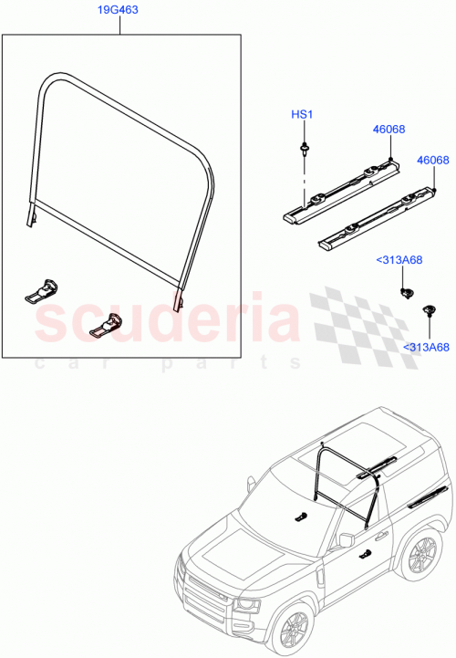 Part Diagram for Land Rover LR133512