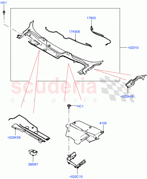 Part Diagram for Land Rover LR114669