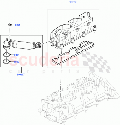 Part Diagram for Land Rover LR161229