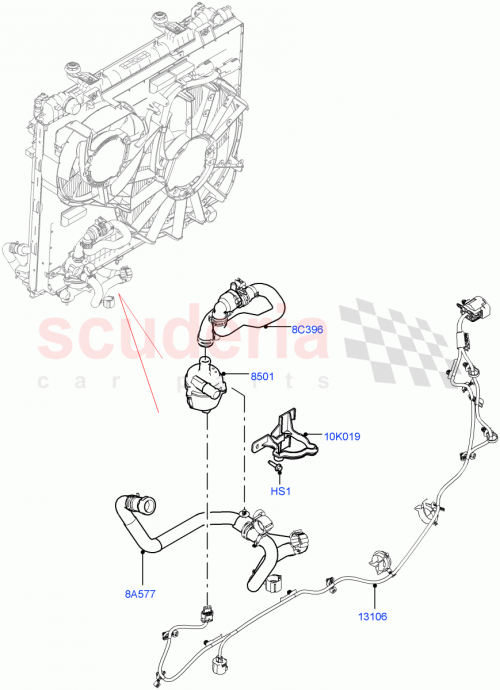 Part Diagram for Land Rover LR128788