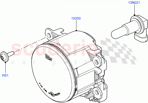 Part Diagram for Land Rover LR000704