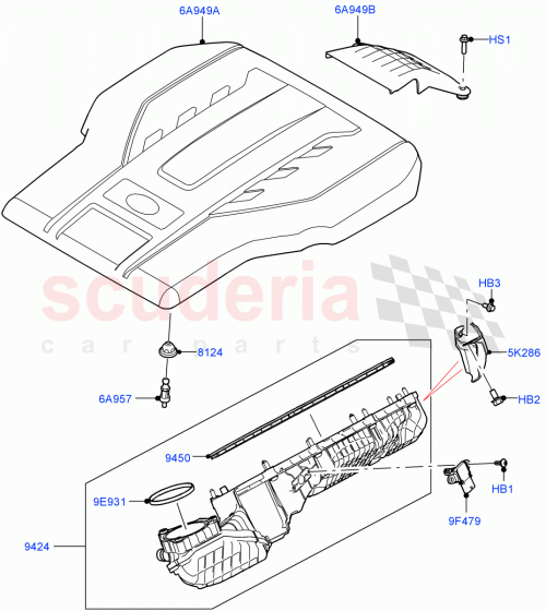 Part Diagram for Land Rover LR158559