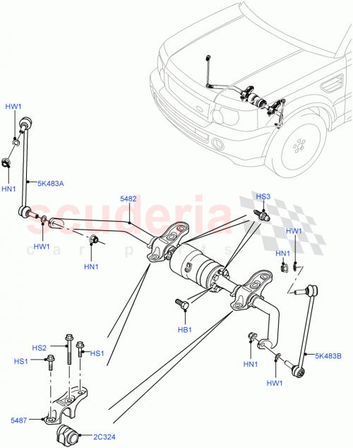 Part Diagram for Land Rover FY114056