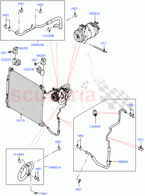 Part Diagram for Land Rover LR141982
