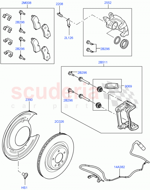 Part Diagram for Land Rover LR123717