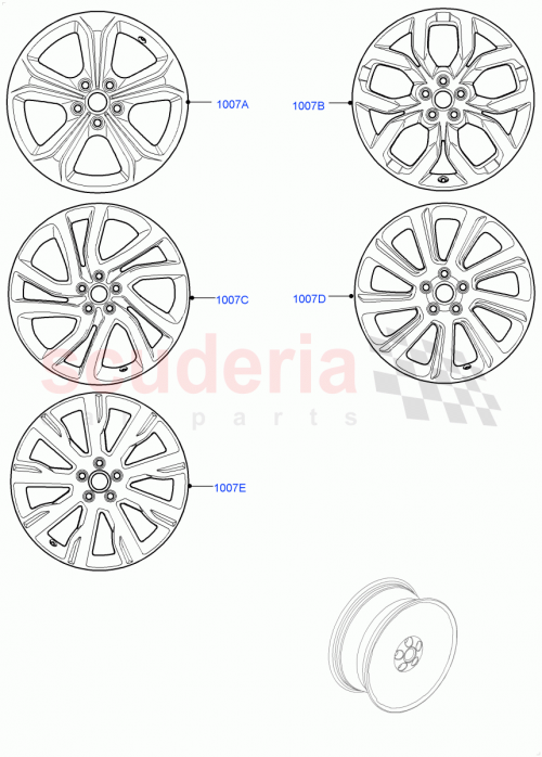 Part Diagram for Land Rover LR079355