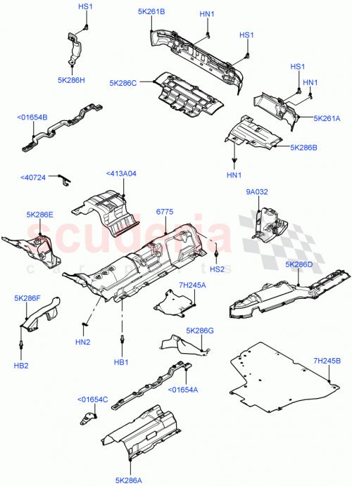 Part Diagram for Land Rover LR154934