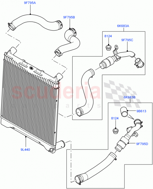 Part Diagram for Land Rover PCH503030