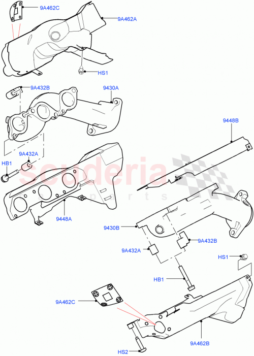 Part Diagram for Land Rover LR106364