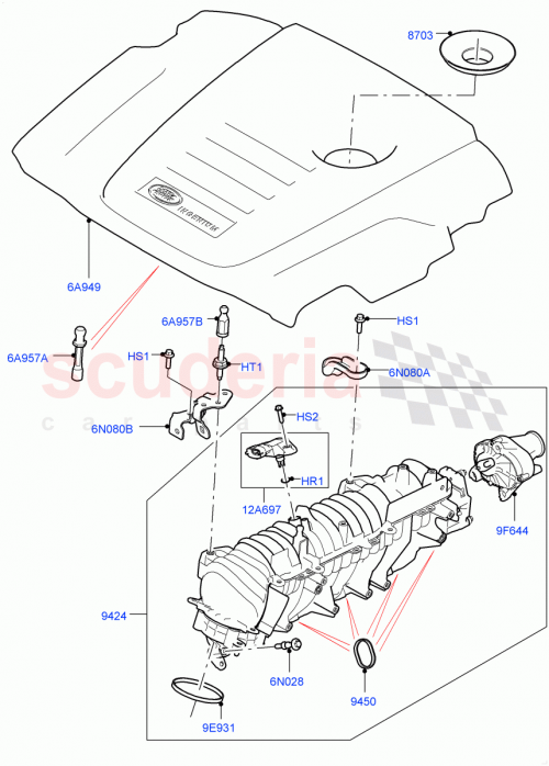 Part Diagram for Land Rover LR085939
