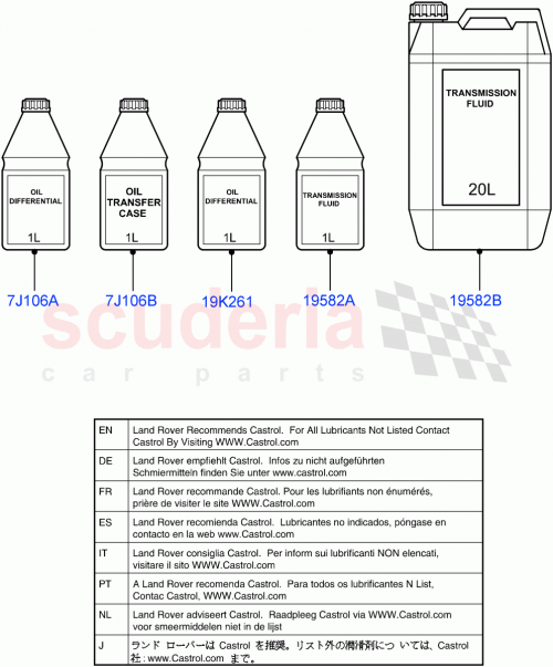 Part Diagram for Land Rover LR160851