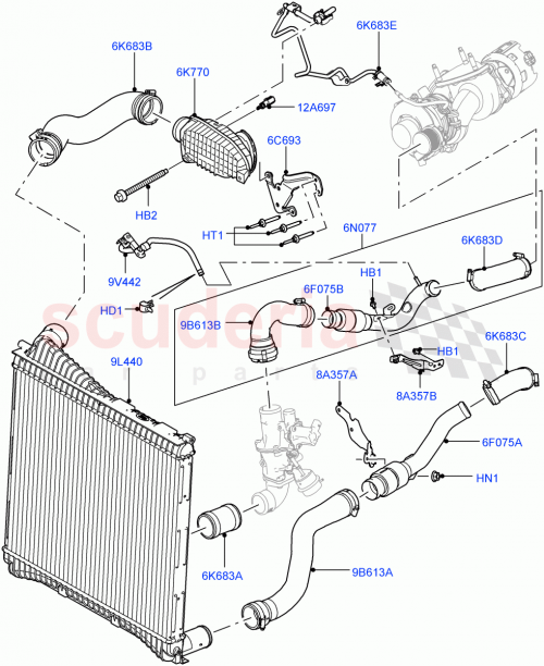 Part Diagram for Land Rover LR018294