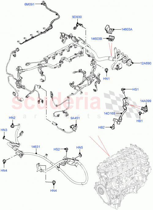 Part Diagram for Land Rover LR146094