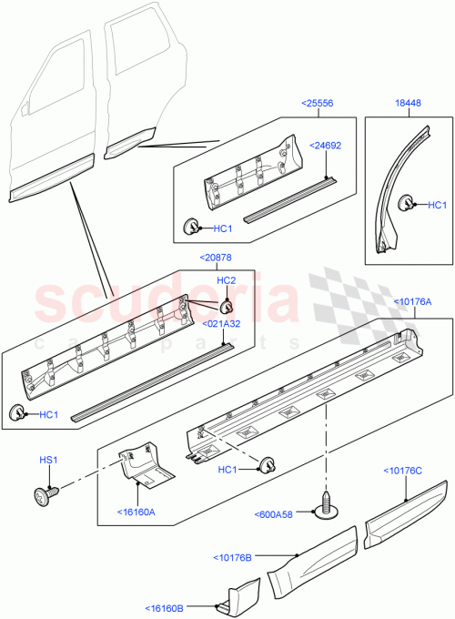 Part Diagram for Land Rover LR018175