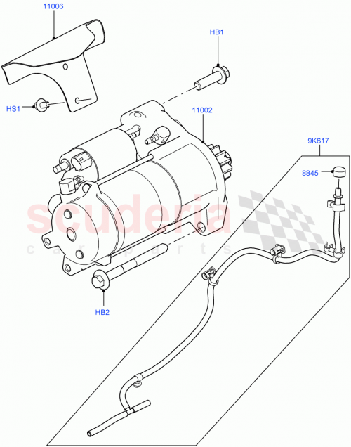 Part Diagram for Land Rover LR090958
