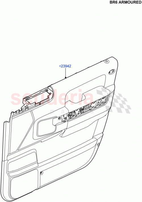 Part Diagram for Land Rover VBA500020