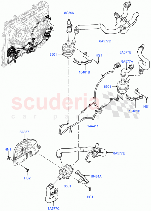 Part Diagram for Land Rover LR071718