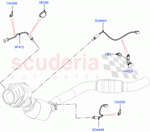 Part Diagram for Land Rover LR135842