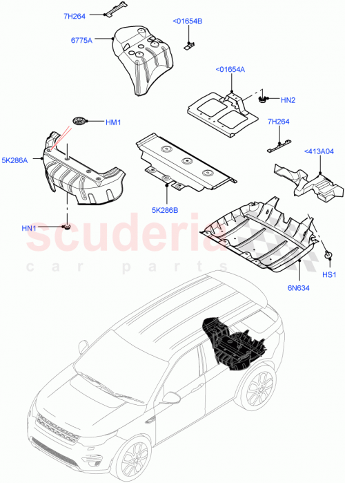 Part Diagram for Land Rover LR166057