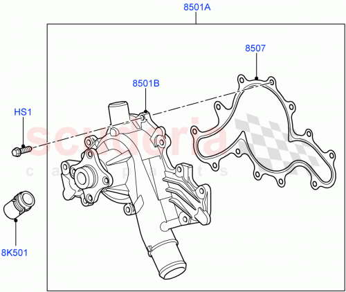 Part Diagram for Land Rover LR027547