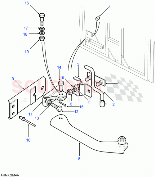 Part Diagram for Land Rover MXC2047