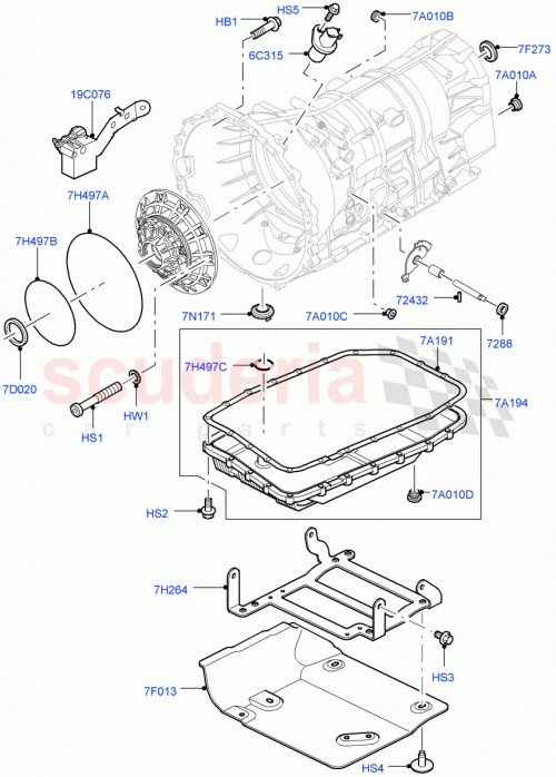 Part Diagram for Land Rover FB110086