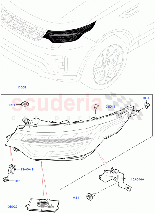 Part Diagram for Land Rover LR144920