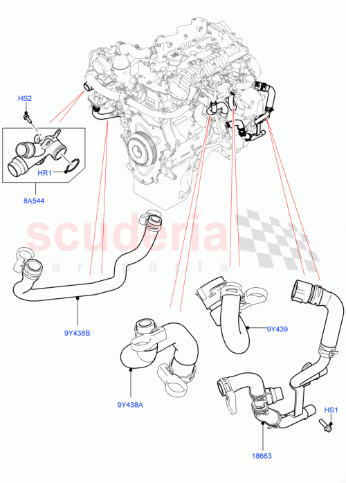 Part Diagram for Land Rover LR107718