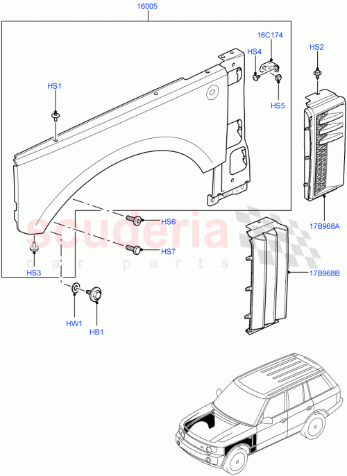 Part Diagram for Land Rover LR028992