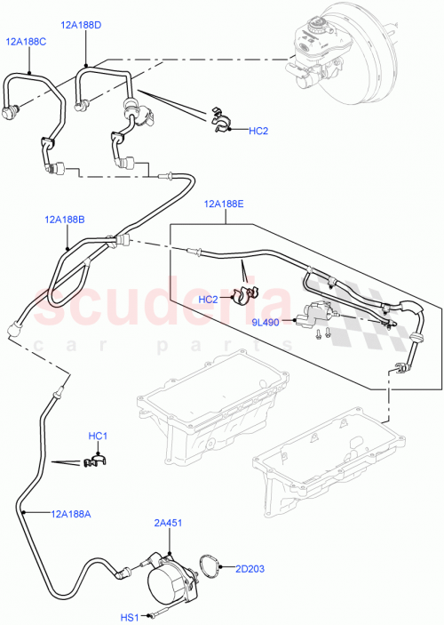 Part Diagram for Land Rover LR105286