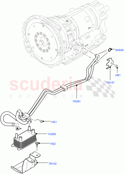 Part Diagram for Land Rover LR092829