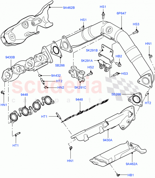 Part Diagram for Land Rover LR113015