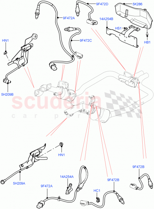 Part Diagram for Land Rover LR134944