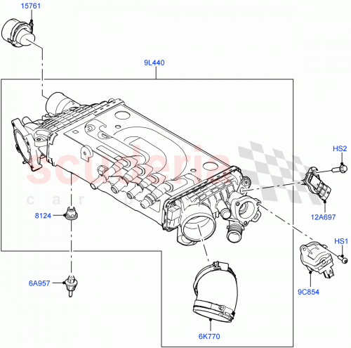 Part Diagram for Land Rover LR164997